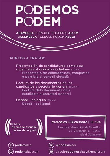 podem assemblea decembre