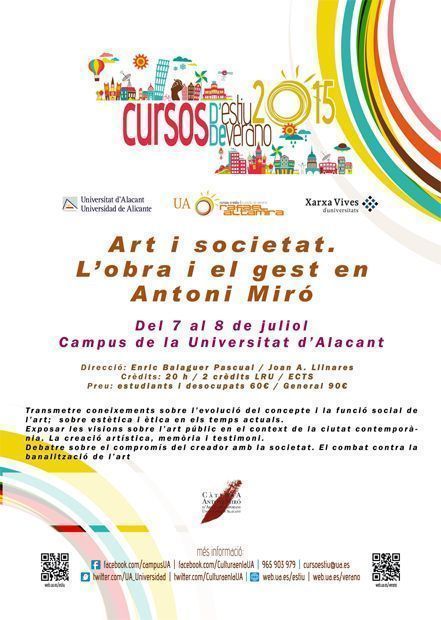 Curs d'Estou Antoni Miró