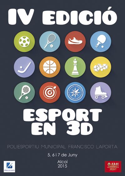 Cartell Esport en 3d Alcoi
